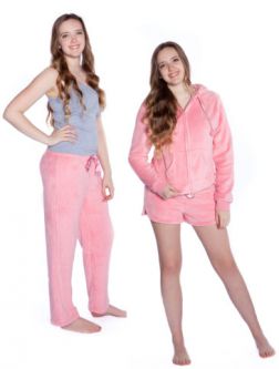 Hoodie Shortie with Matching PJ Pants 3PC Set